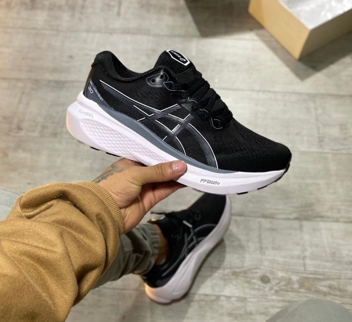 ASICS GEL-KAYANO31 スニーカー ブラック 24cm 厚底 ASICS Gel-Kayano 31 Black White – amzunit
