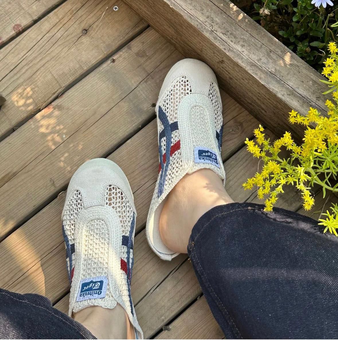 Onitsuka Tiger Mexico 66 Sabot Cream Mako Blue – amzunit