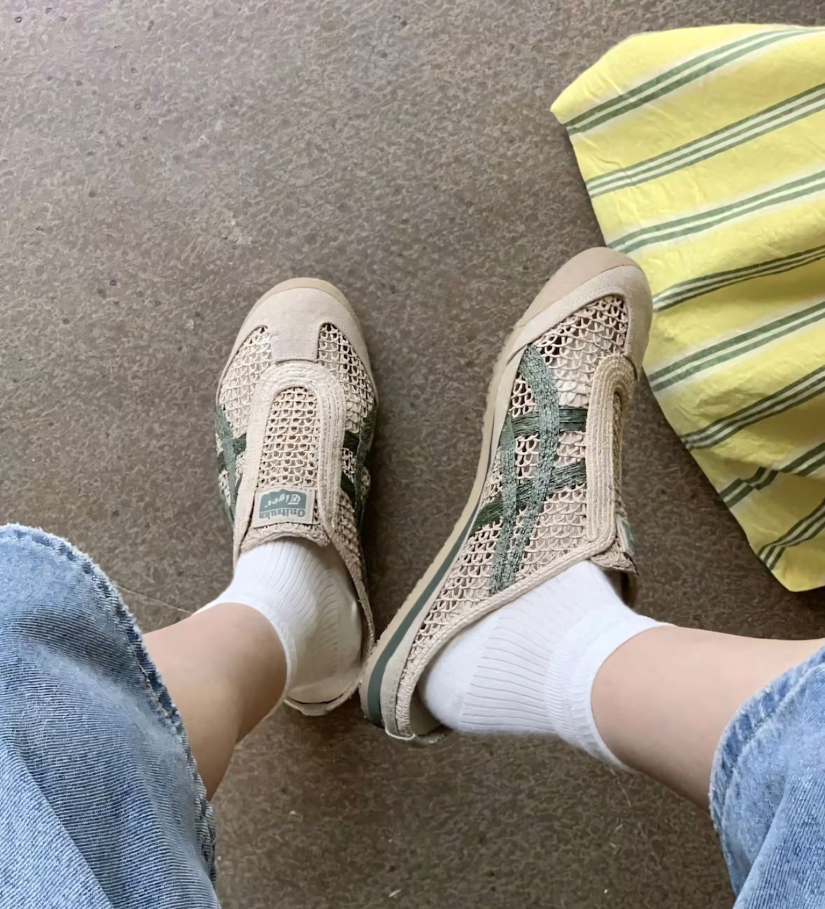 Onitsuka Tiger Mexico 66 Sabot Beige Green – amzunit