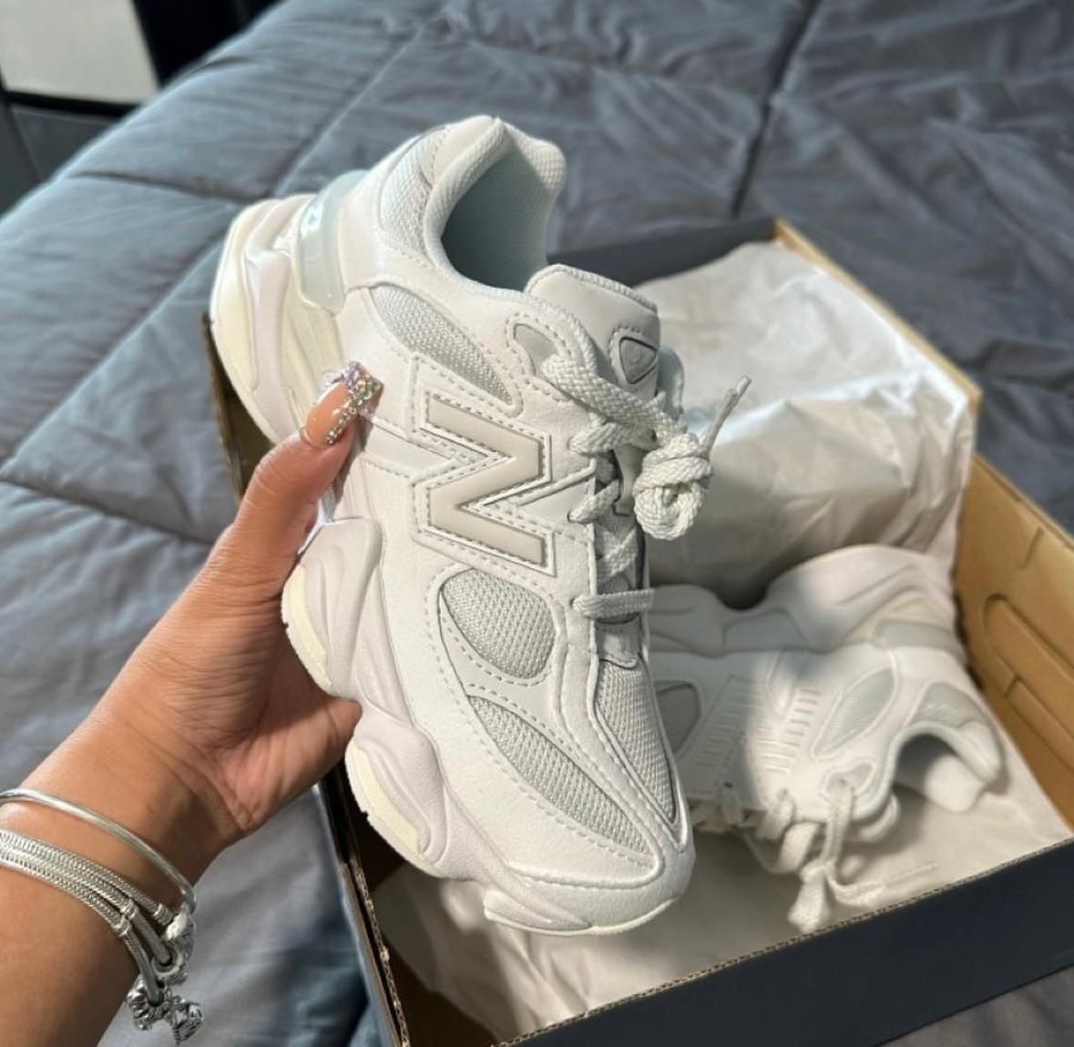 new balance triple white