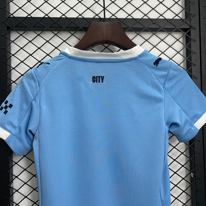 Man City Home Kids Kit 2025/26