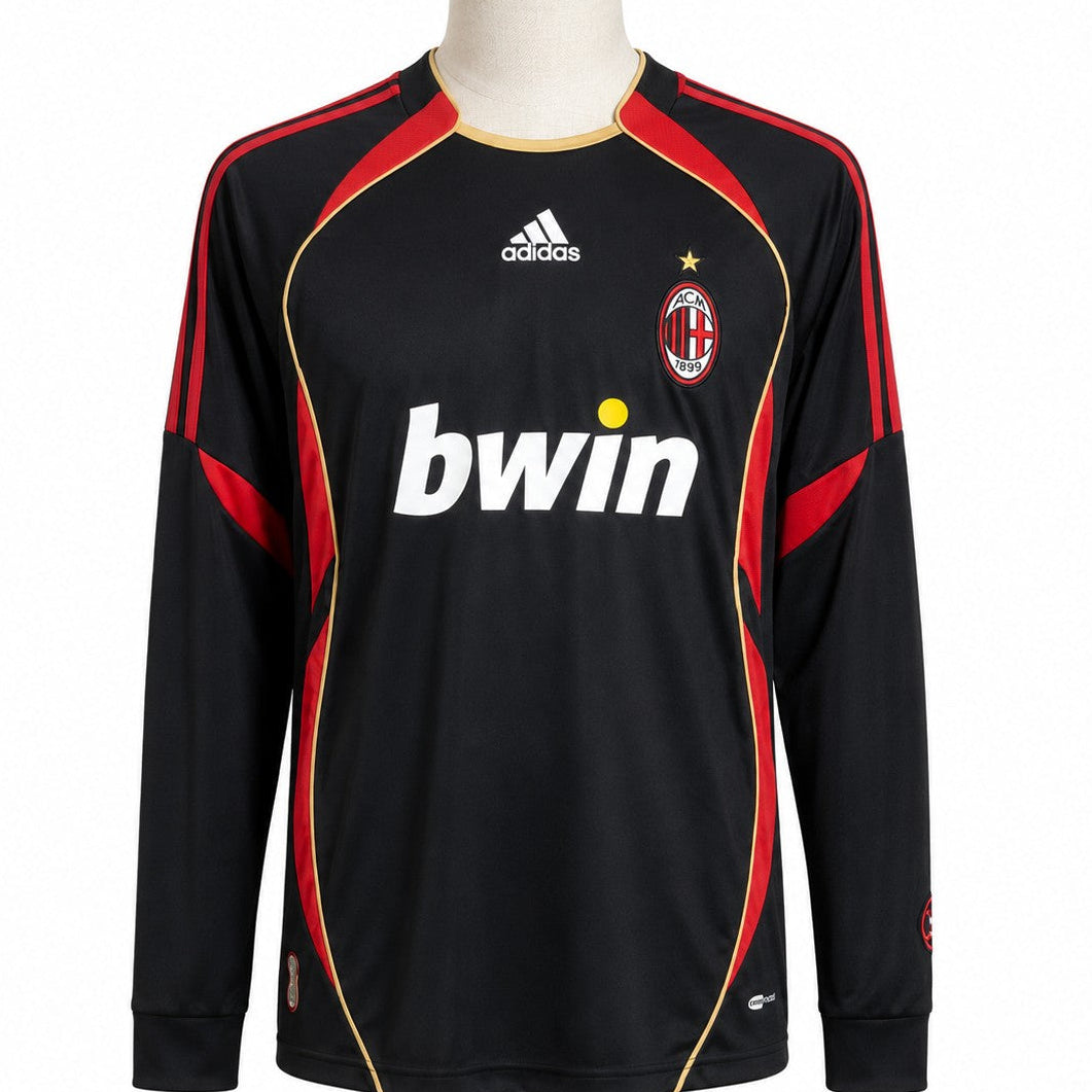 AC Milan Long-Sleeve Classic 2006/07 front with bwin print and ACM crest