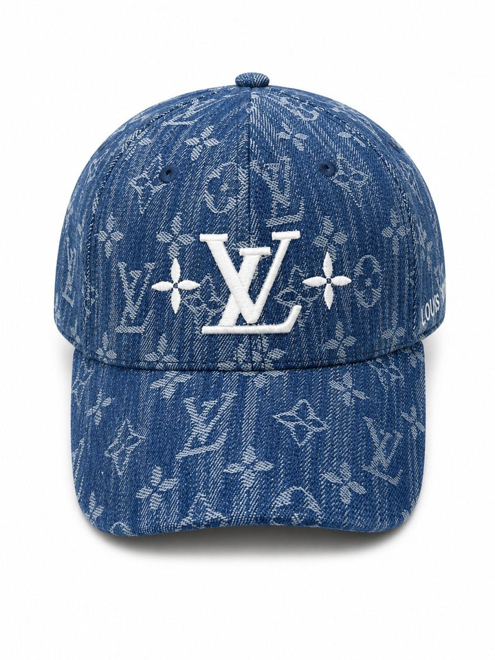 Denim Street Monogram Cap – Signature Logo