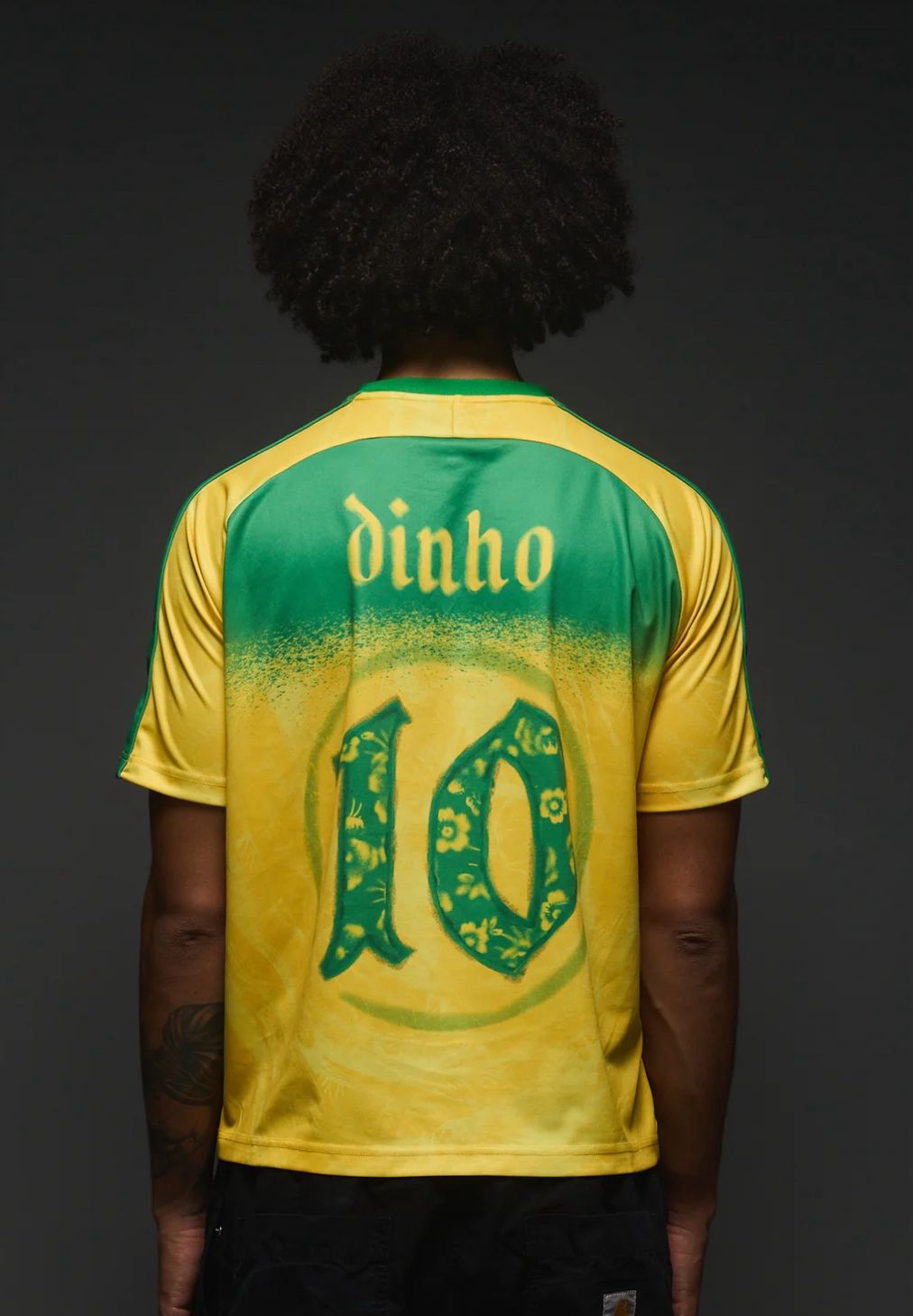 Brazil Home 1994 Dinho No. 10 Jersey