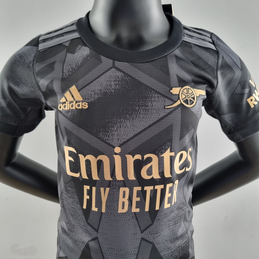 Arsenal Kids Away Kit 2022/23 - uaessss