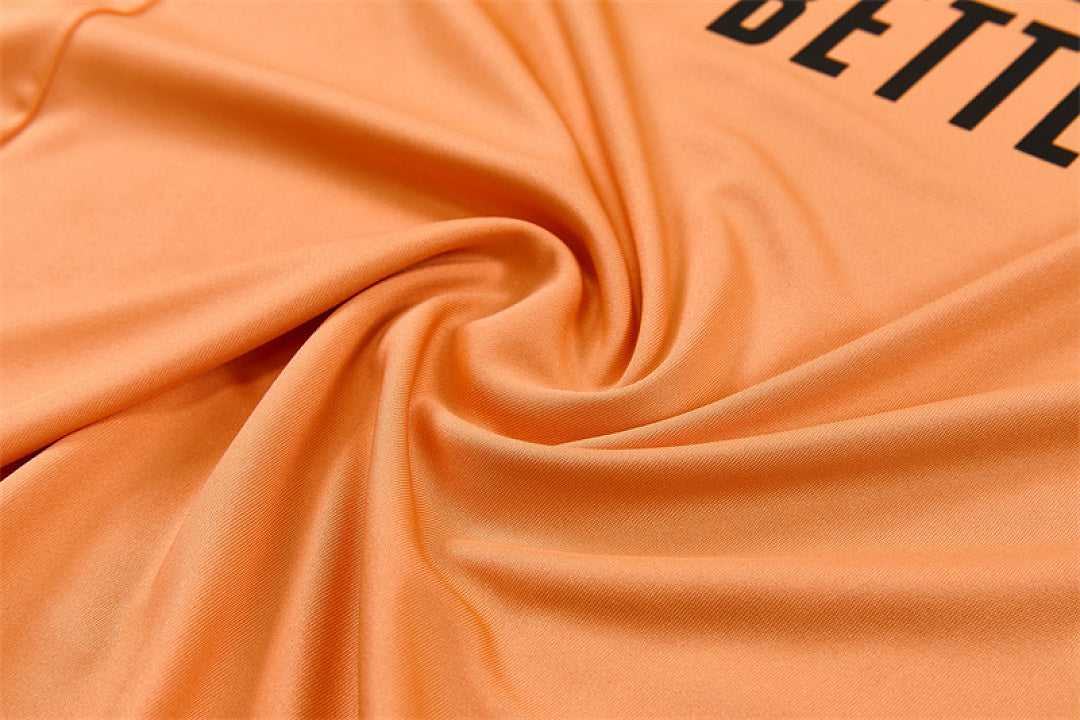 Arsenal Orange Training Tracksuit 2027 - fabric texture