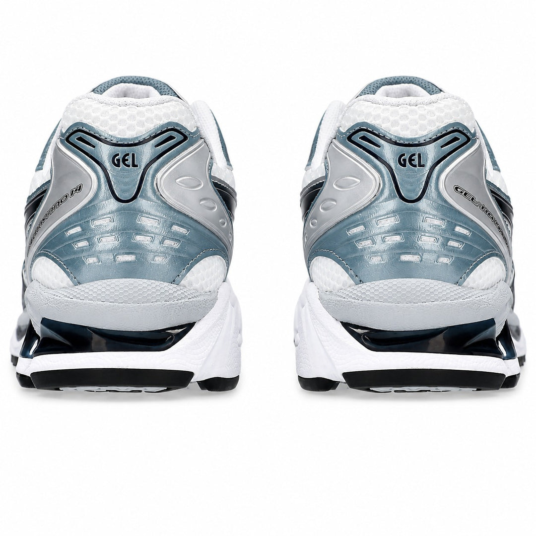 ASICS GEL-KAYANO 14 White Blue heel GEL unit detail
