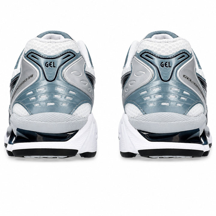 ASICS GEL-KAYANO 14 White Blue heel GEL unit detail