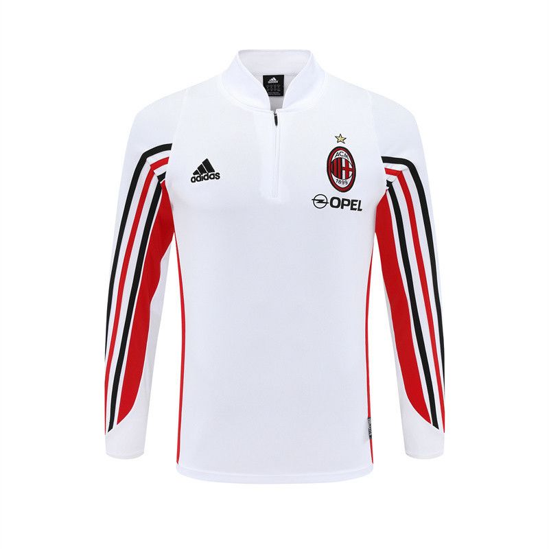 AC Milan White Retro Training Suit Top