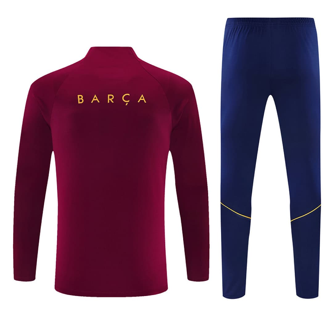 BRC Burgundy Training Tracksuit 2027 - gold back print