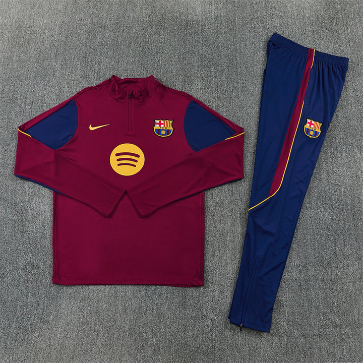 BRC Burgundy Training Tracksuit 2027 - flat lay