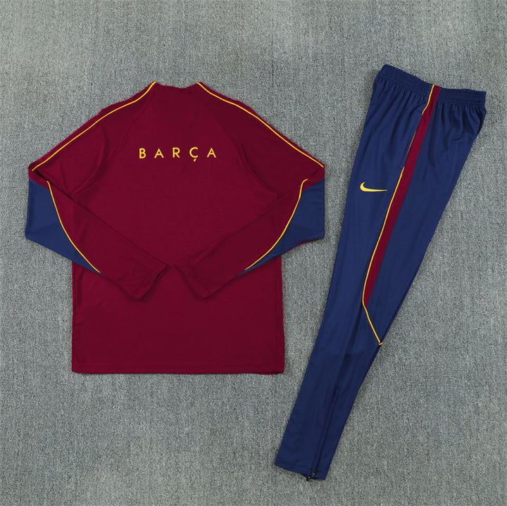 BRC Burgundy Training Tracksuit 2027 - back flat lay