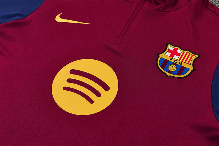 BRC Burgundy Training Tracksuit 2027 - chest print and crest