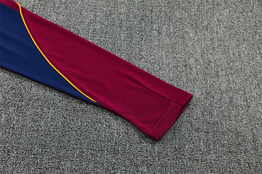 BRC Burgundy Training Tracksuit 2027 - sleeve cuff detail