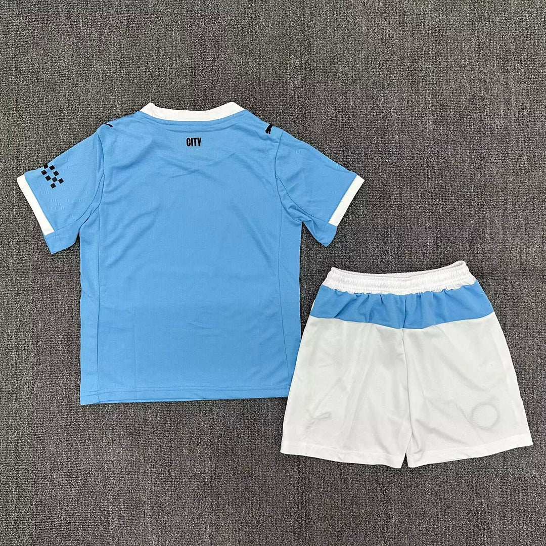 Man City Home Kids Kit 2025/26