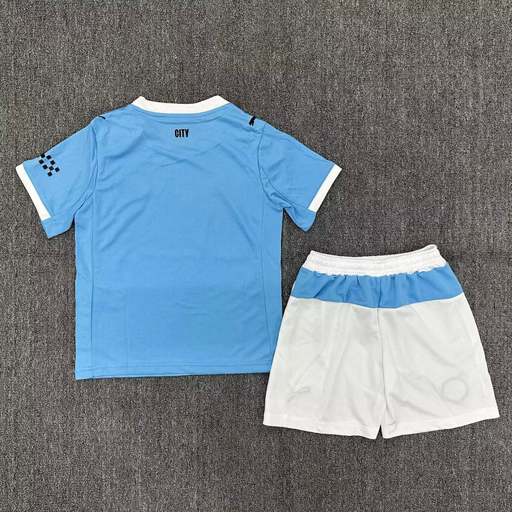 Man City Home Kids Kit 2025/26