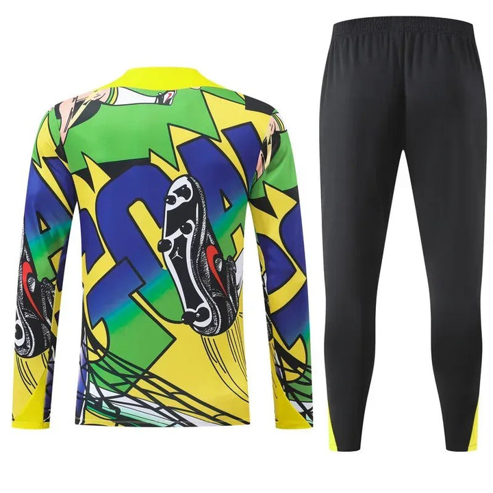 Brazil graphic training tracksuit back view