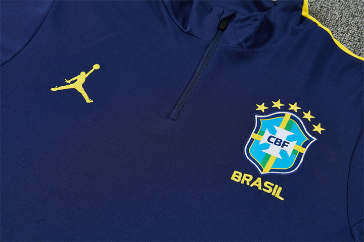 Brazil Navy Training Tracksuit 2027 - embroidered CBF crest