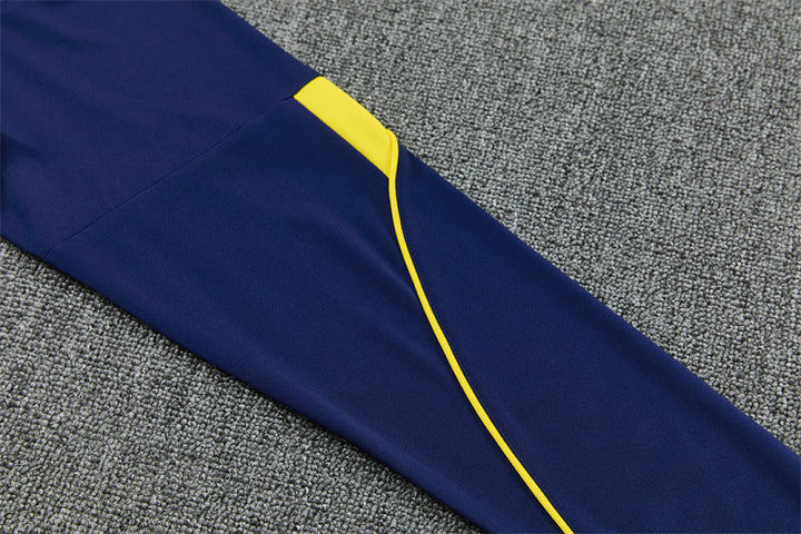 Brazil Navy Training Tracksuit 2027 - yellow piping detail