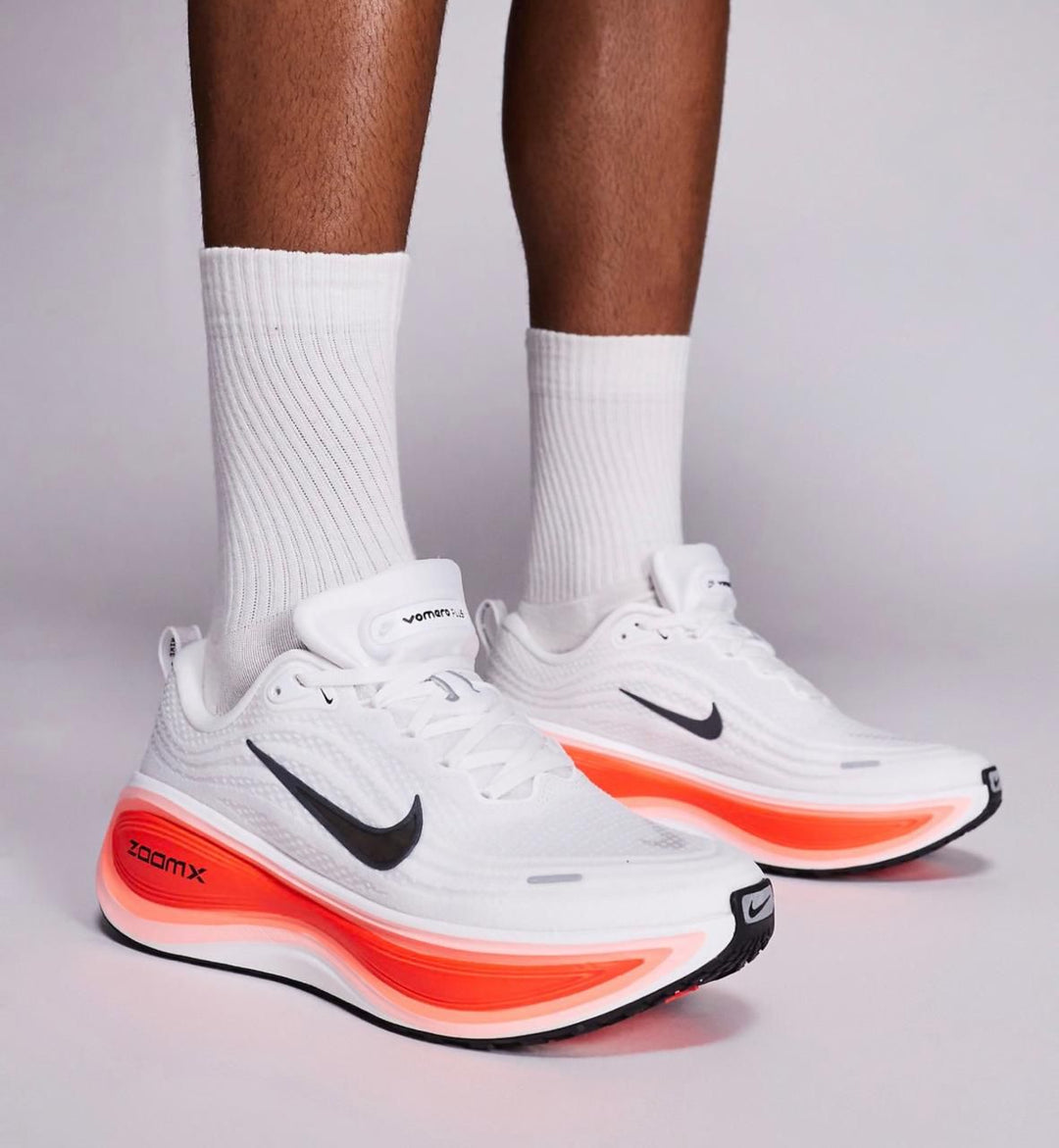 Nike Vomero Plus White Black Bright Crimson