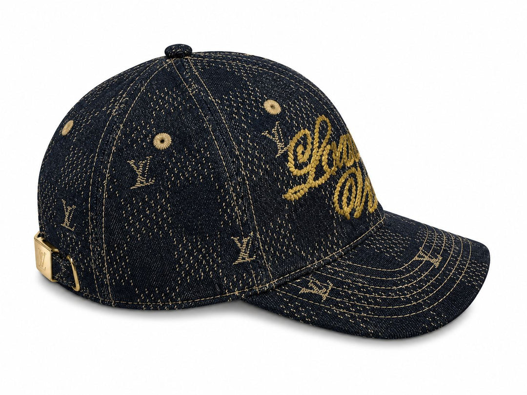 Denim Gold Monogram