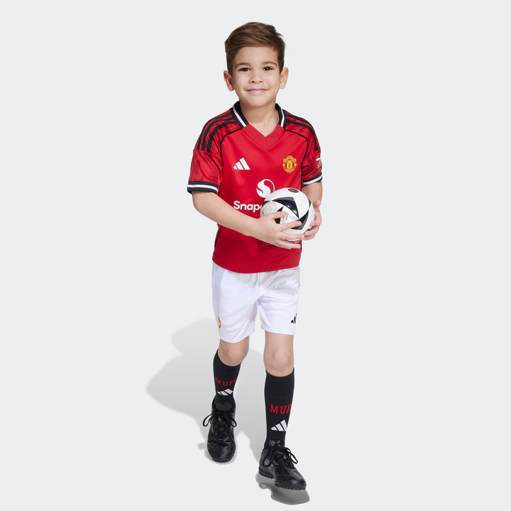 Man United Home Kit Kids 2025/26