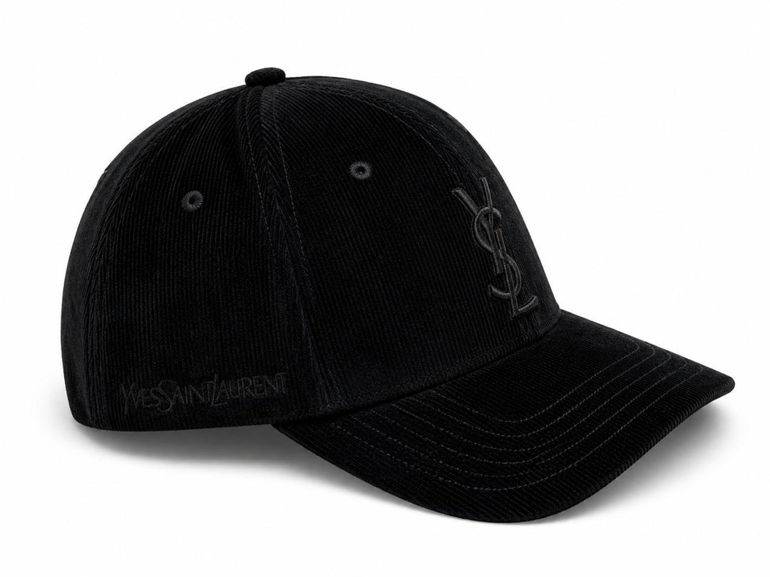 Monochrome Velvet Luxury Cap