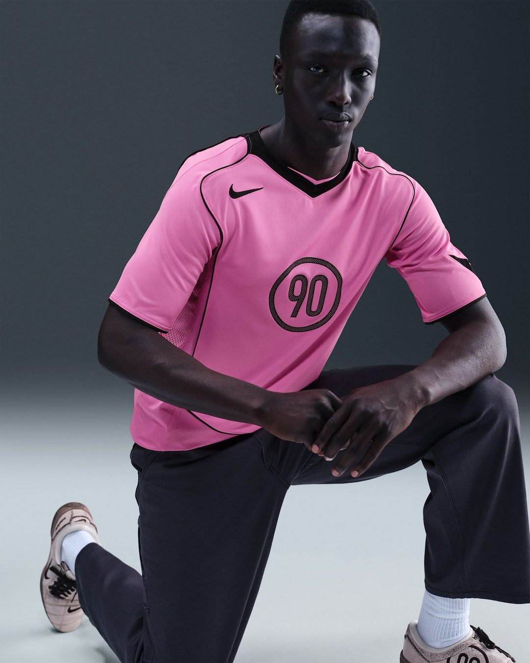 Men's Nike Total 90 Soccer Jersey Pink