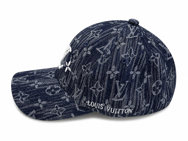 Denim Street Monogram Cap – Signature Logo