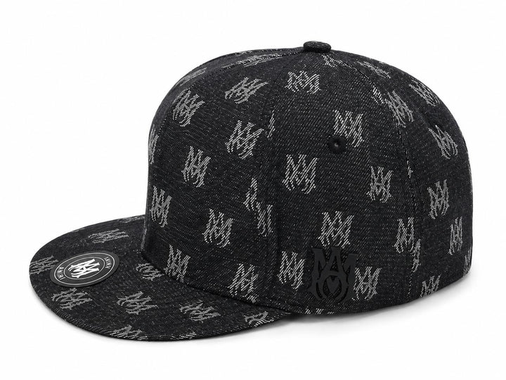Amiri Monogram Black Cap