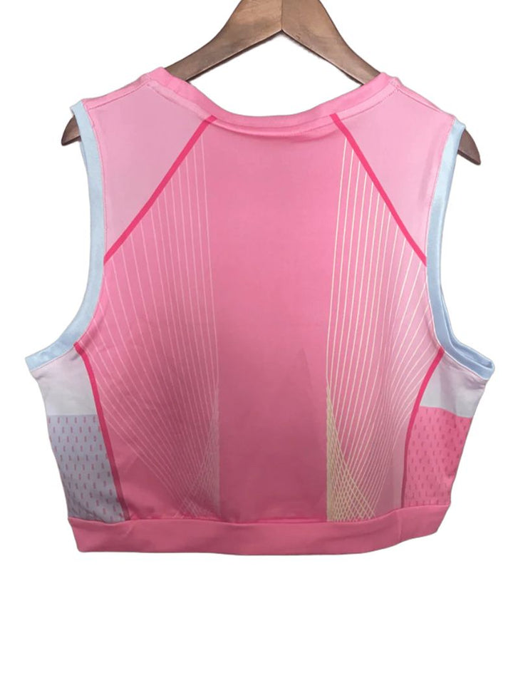BRC pink women crop top