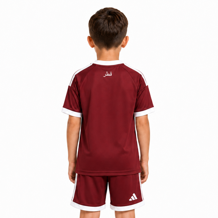 Qatar  home World Cup kit Kids 26