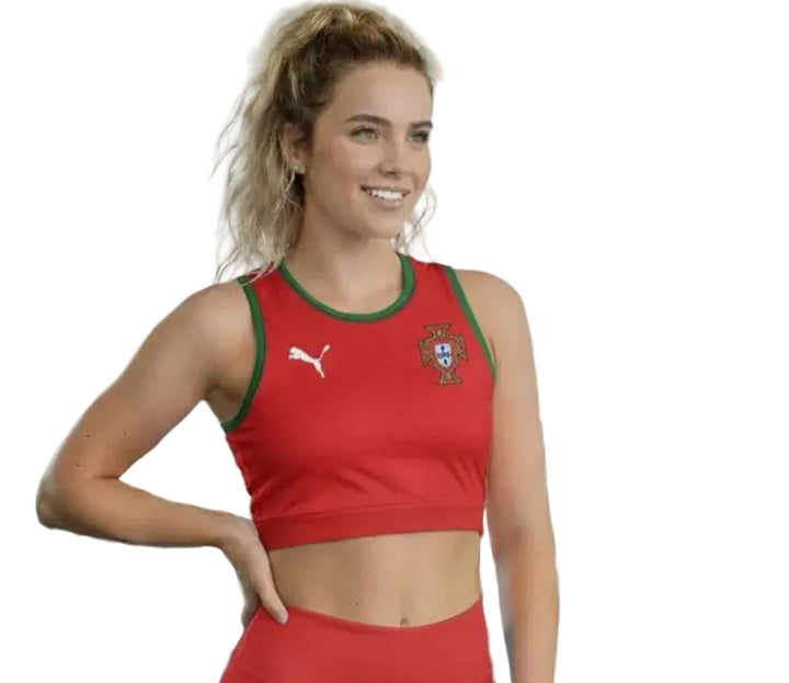 Portugal home women's crop top 2025/26
