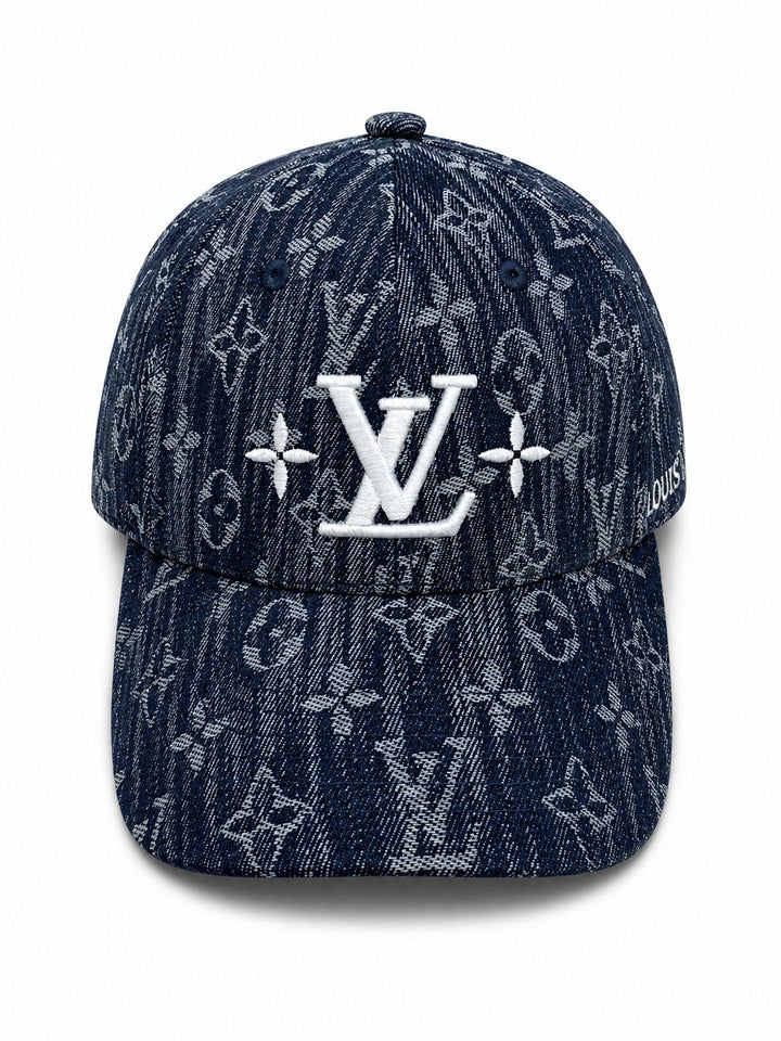 Denim Street Monogram Cap – Signature Logo