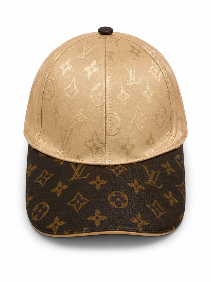 Contrast Monogram Luxe Cap