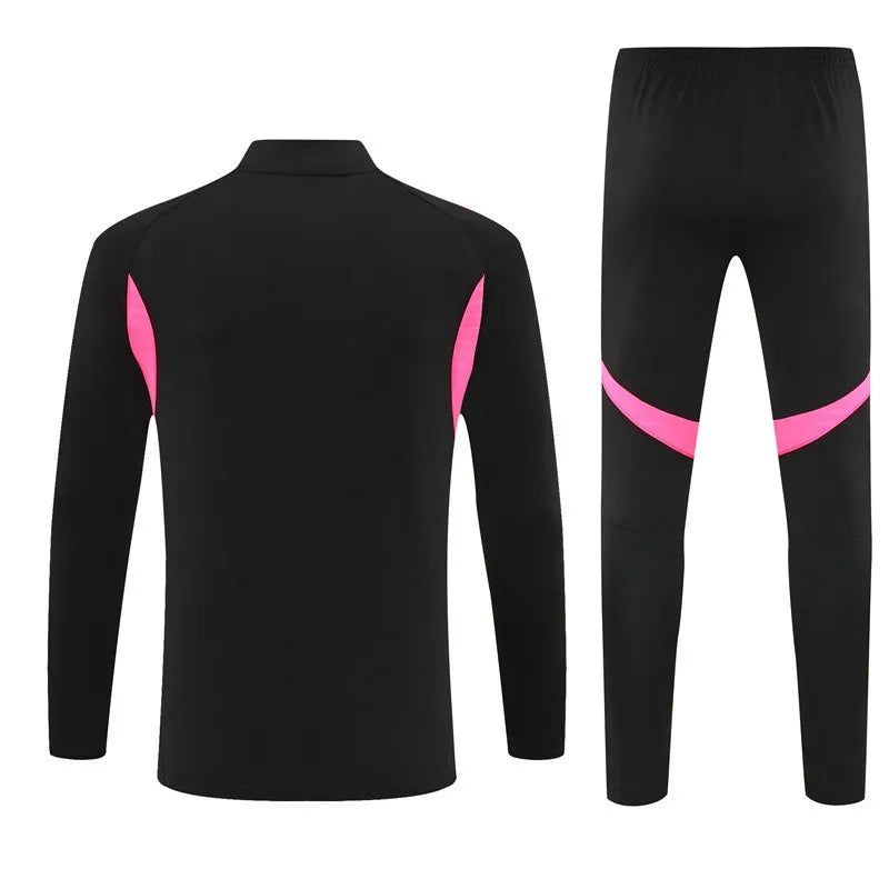 GUNNERS Black (Pink Strips) Tracksuit 2025/26