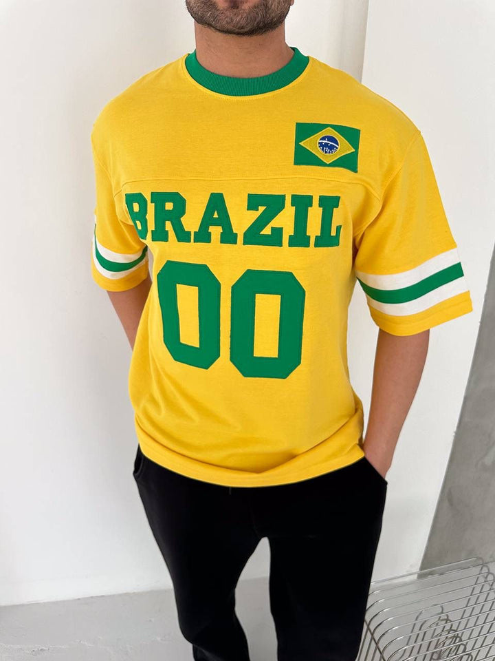 Brazil 00 Oversized Jersey Tee