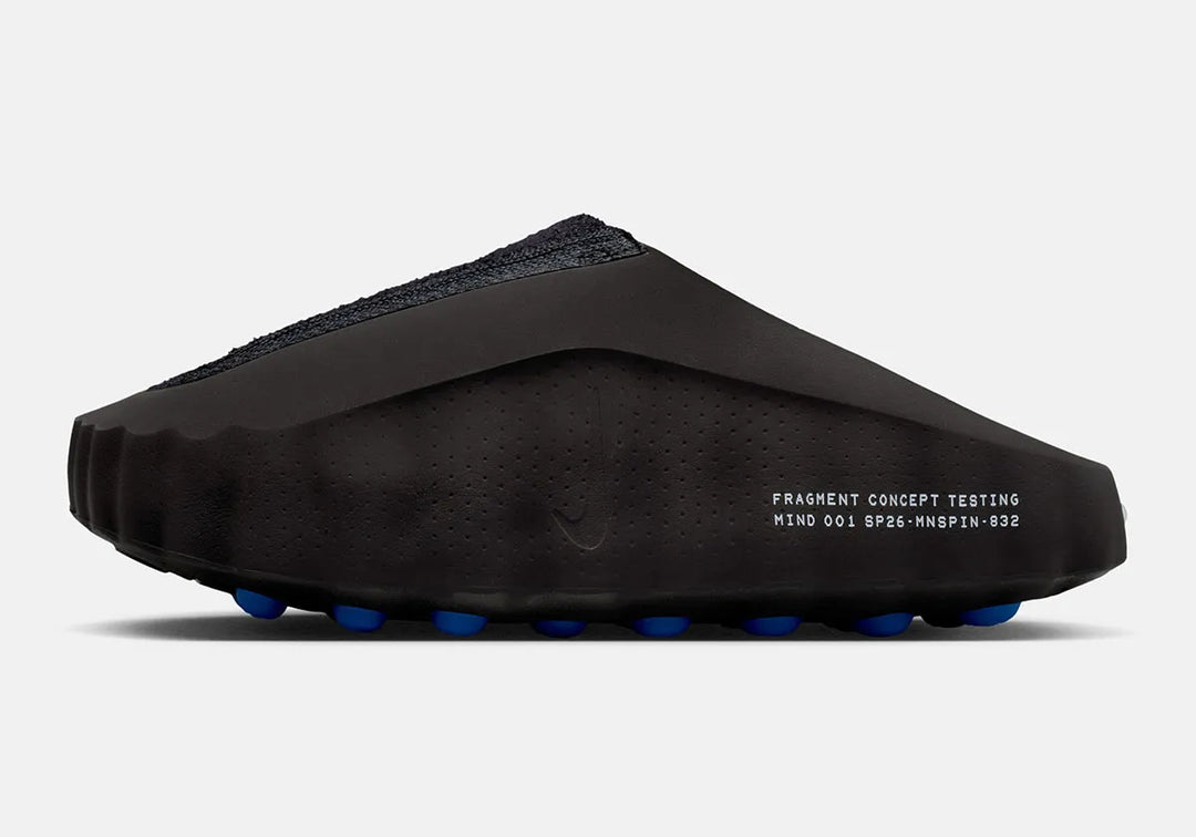 Nike Mind 001 Recovery Slides Fragment Black