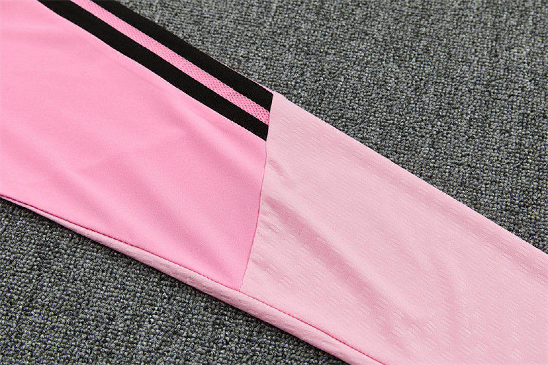 Inter Miami Pink Training Tracksuit 2027 - sleeve stripe detail