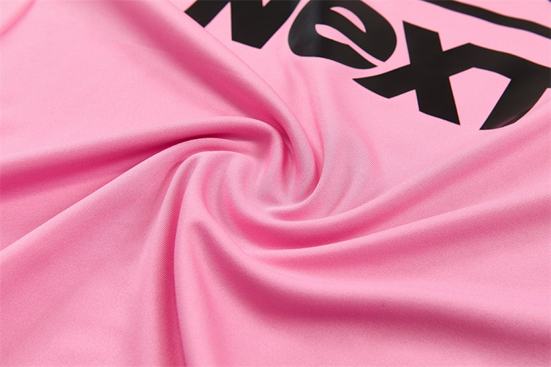 Inter Miami Pink Training Tracksuit 2027 - pink fabric texture