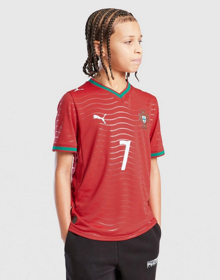 Portugal Home  Kids Kit 25/26 Ronaldo #7
