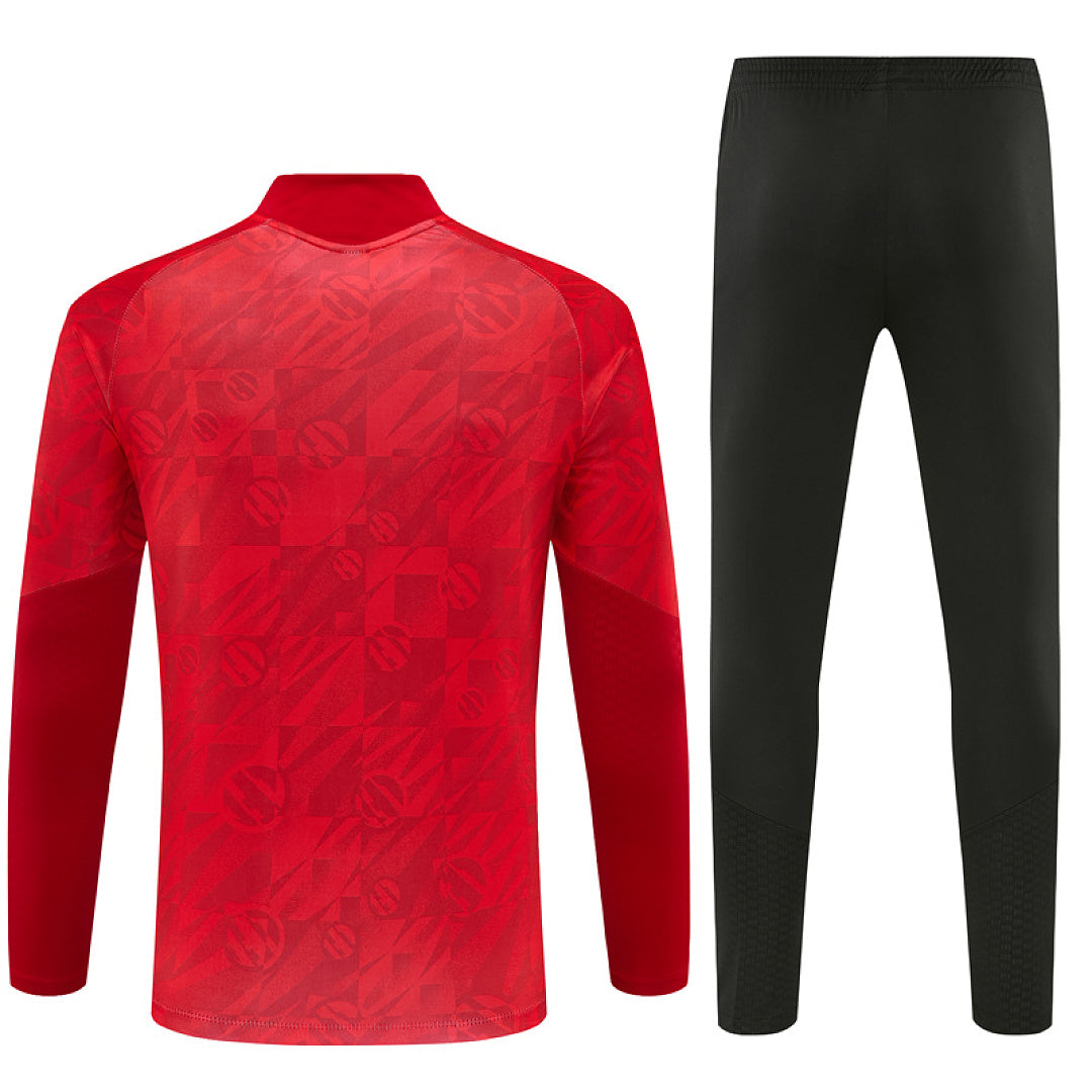 Liverpool training tracksuit 2026/27 back view red top and black pants