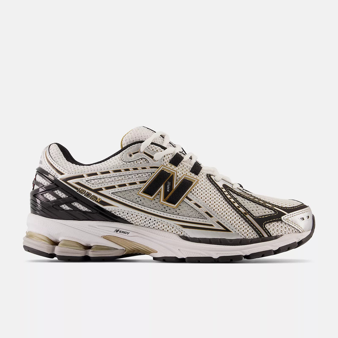 New Balance 1906 silver and gold
