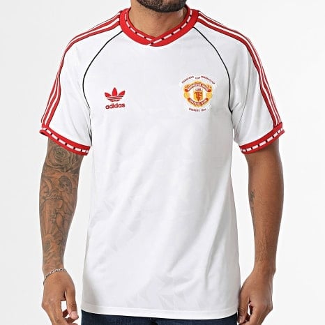 Man United Away Jersey 1991 front worn