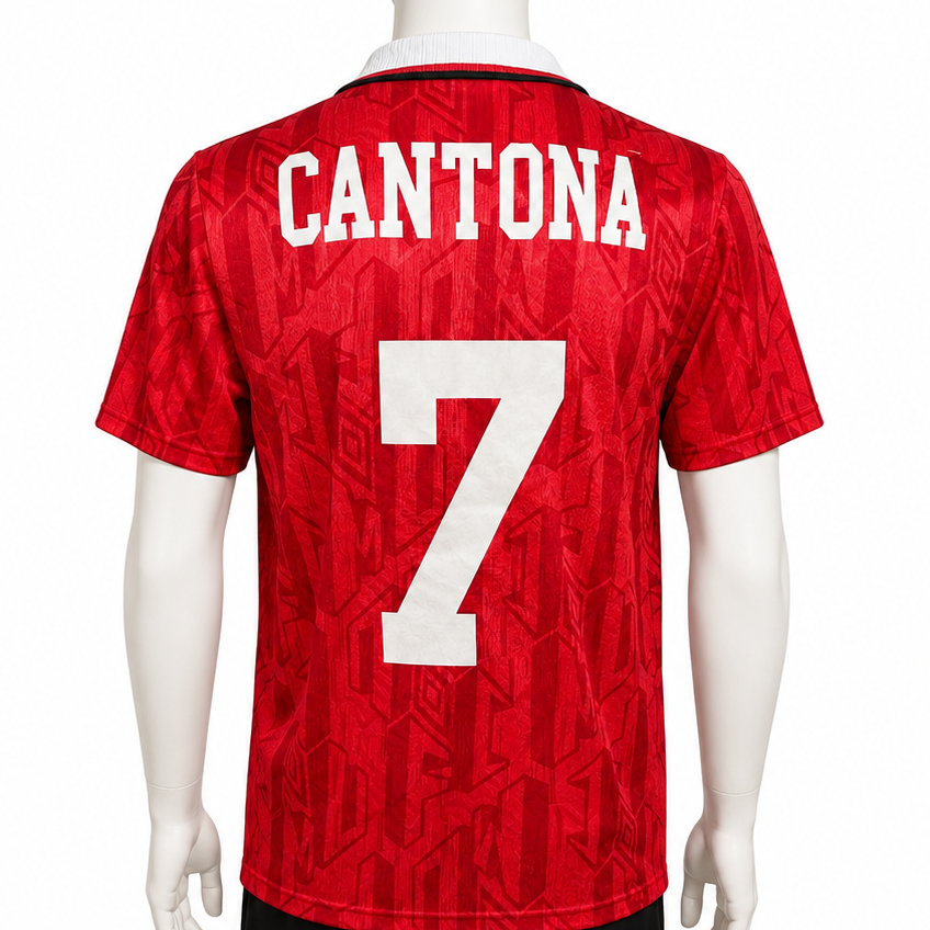 Manchester United Classic 1992 94 Retro Jersey - CANTONA 7 back print