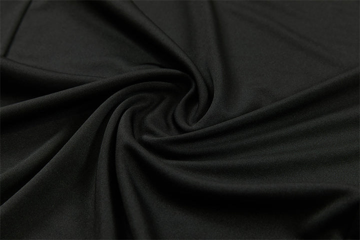 Soft breathable polyester fabric close up Manchester United blackout tracksuit