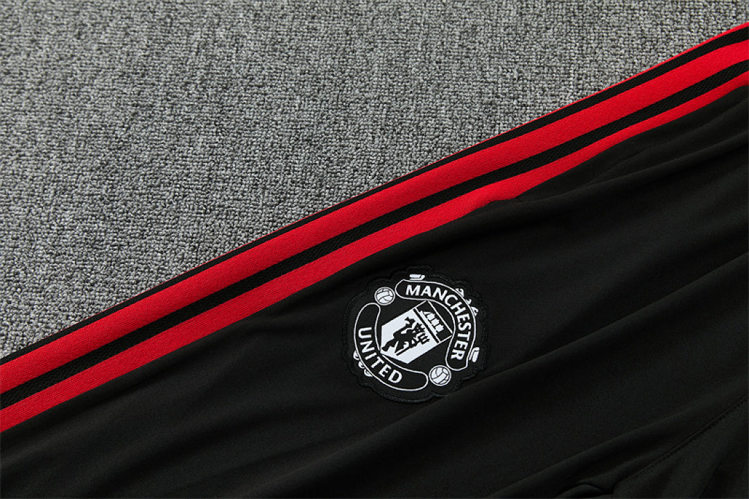 Manchester United Red Training Tracksuit 2027 - crest on track pants