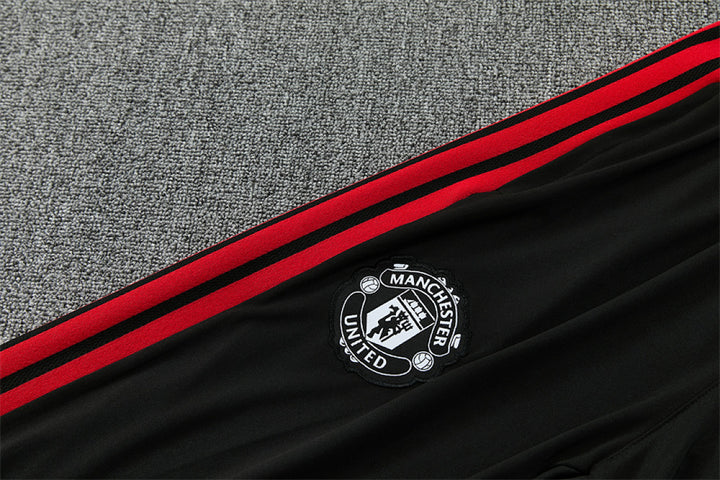 Manchester United Red Training Tracksuit 2027 - crest on track pants