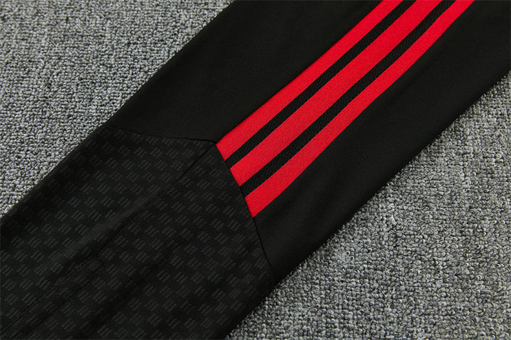 Manchester United Red Training Tracksuit 2027 - pants stripe and texture detail