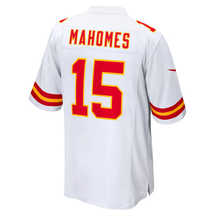 Men's Nike Patrick Mahomes White Kansas City Chiefs Game Jersey